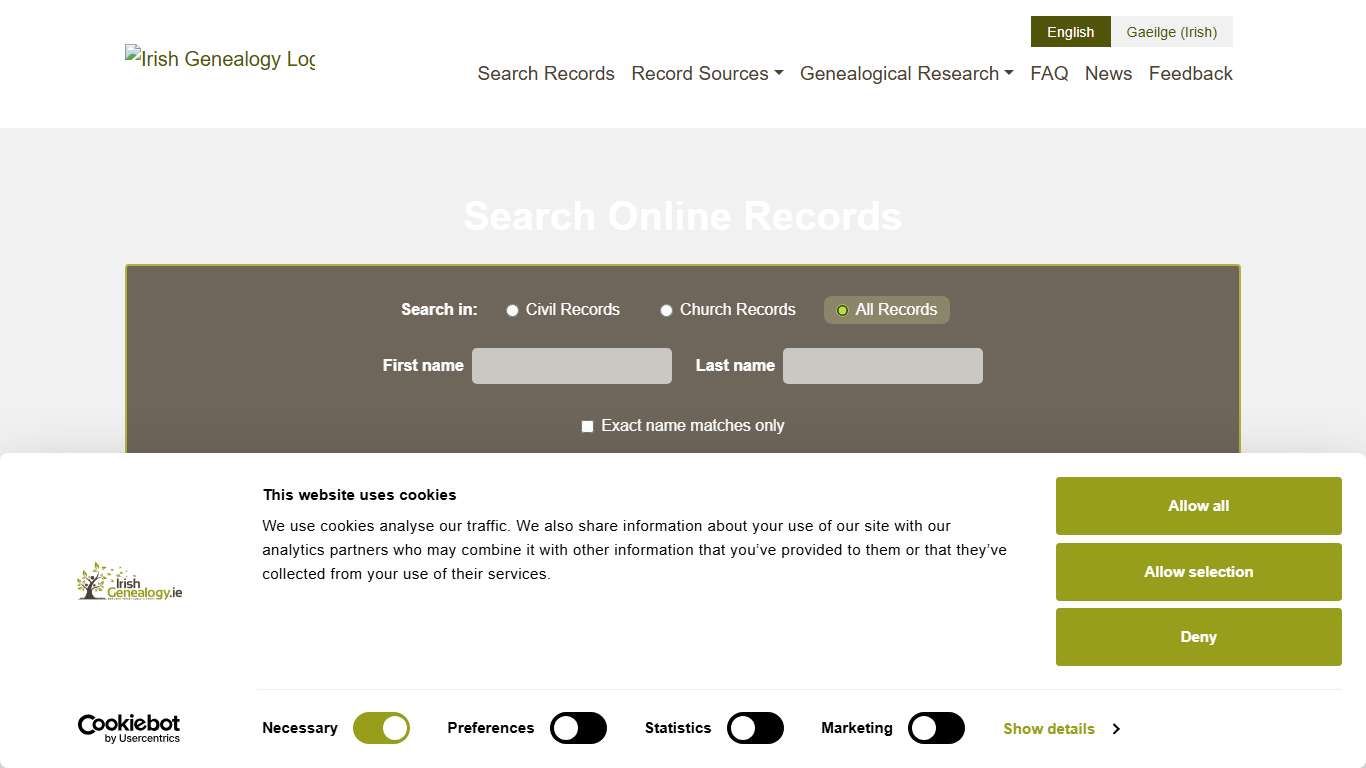 Irish Genealogy - Explore your Family History